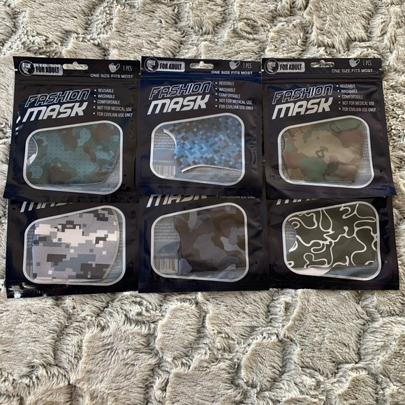 Wholesale Men’s Fashion Masks NIB Z - Picture 2 of 11